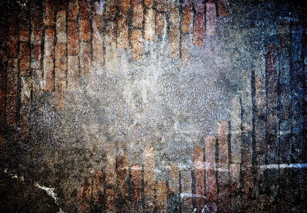 Abstract the old grunge wall for background — Stock Photo, Image