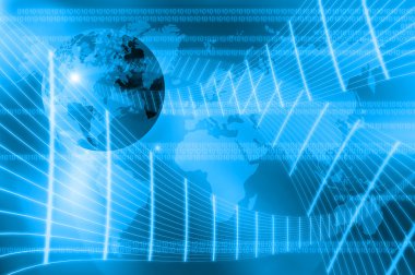 soyut dünyada teknolojik altyapı