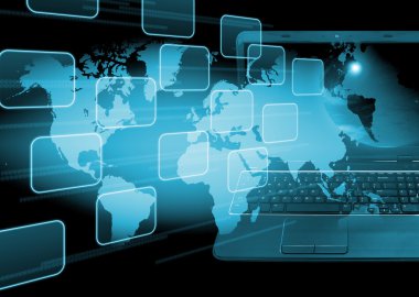 soyut dünyada teknolojik altyapı