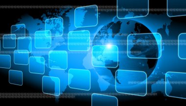 soyut dünyada teknolojik altyapı