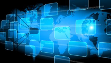 soyut dünyada teknolojik altyapı