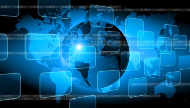 soyut dünyada teknolojik altyapı