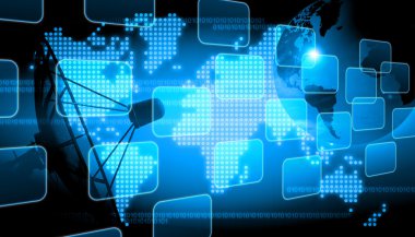 soyut dünyada teknolojik altyapı