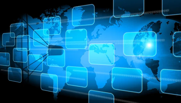 soyut dünyada teknolojik altyapı