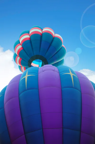 Globo de aire caliente colorido — Foto de Stock