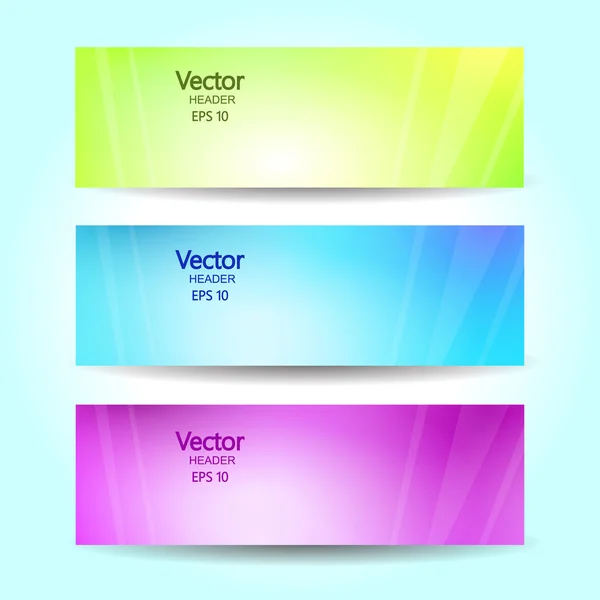 Soyut vektör afiş kümesi bulanık. EPS 10