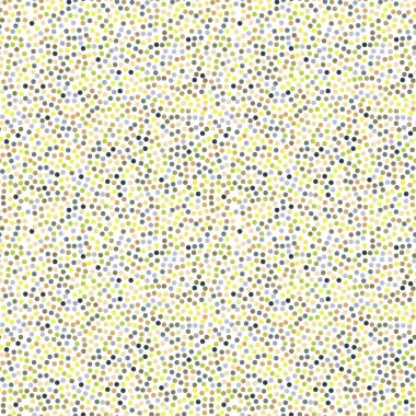 Daireleri olan renkli, geometrik, pürüzsüz desen. Soyut vektör konfeti noktaları. Kumaş tasarımı, duvar kağıdı, dekoratif kağıt, web tasarımı, arkaplan, kartpostallar için renkli sanatsal illüstrasyon.