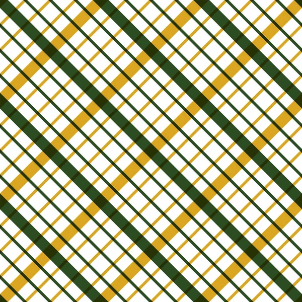 Geometric Green Yellow Seamless Pattern Rhombs Abstract Vector Diamond Net — Stock vektor
