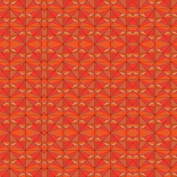 Fantasie oranje abstracte naadloze patroon. — Stockvector