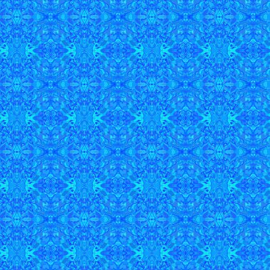 Mavi süslü seamless modeli