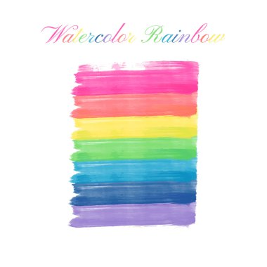 Güzel suluboya izole öğesi.