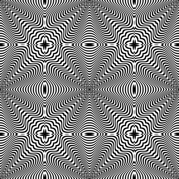 Abstract seamless illusion  pattern. — Stock Vector