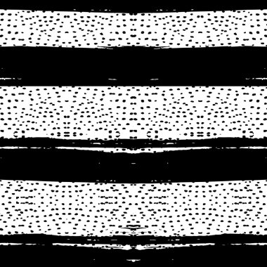 Mürekkep siyah-beyaz desen yaptı