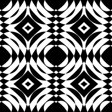 Basit klasik siyah ve beyaz seamless modeli