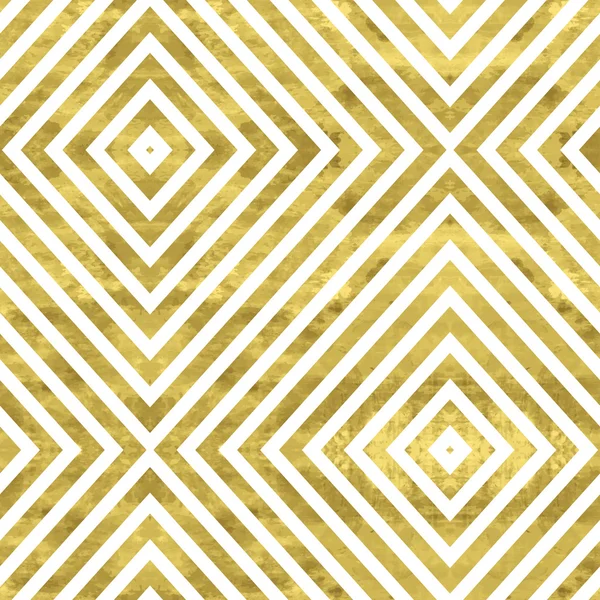 Witte en gouden patroon — Stockvector