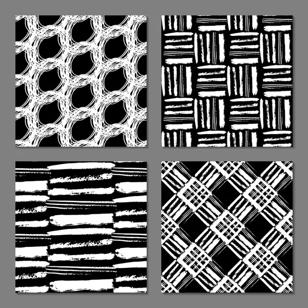 4 soyut Dikişsiz desen seti