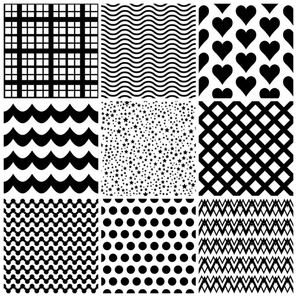 Set of  patterns — Stock Vector