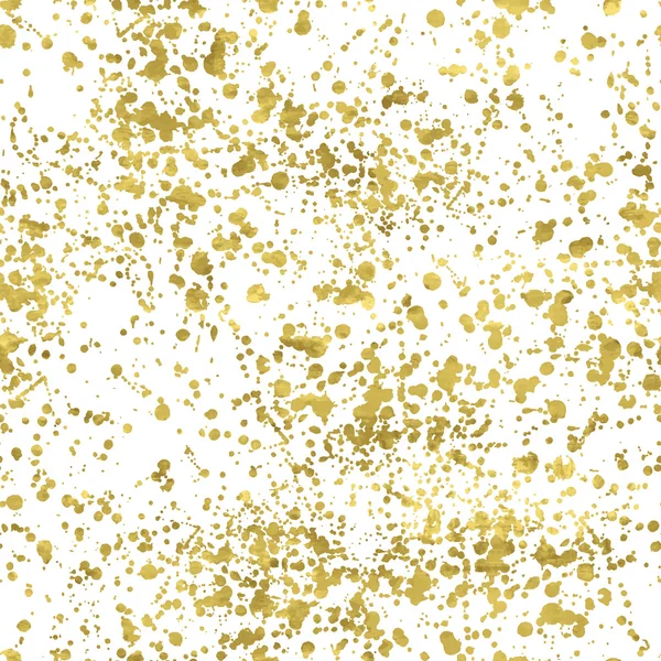 White and gold freehand  pattern.