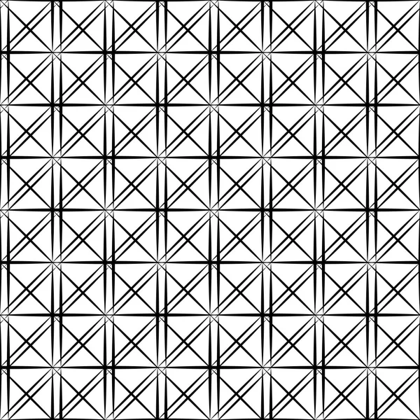 Motif géométrique abstrait sans couture avec grille — Image vectorielle