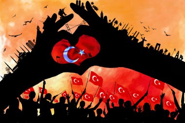 Türkiye bayrağı, bayrak tasarım ve sunu çalışması
