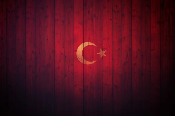 Türkische Flagge, Türkei, Flaggendesign — Stockfoto