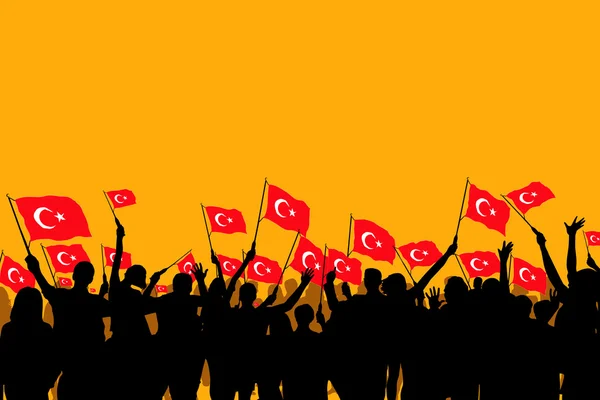 Туреччина прапор, прапор дизайн та презентація дослідження — стокове фото