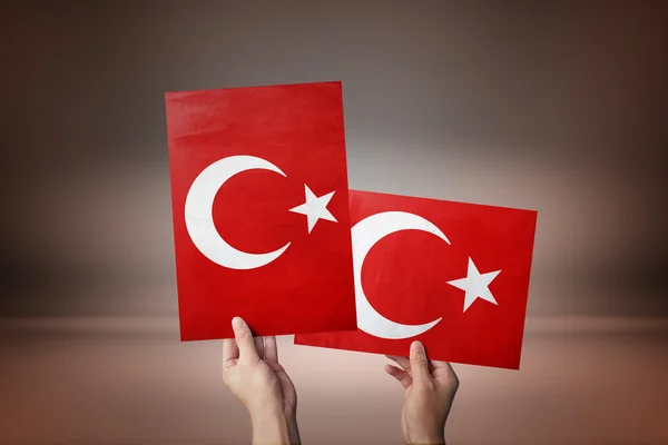 Исследование флага, дизайна флага и презентации Турции — стоковое фото