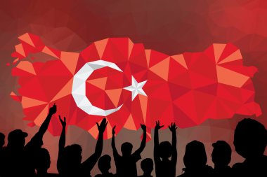 Türk bayrağı, Türk harita tasarım