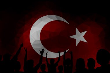 Türk bayrağı, Türk harita tasarım