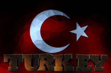 Türk bayrağı, Türk harita tasarım