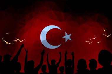 Türk bayrağı, Türk harita tasarım
