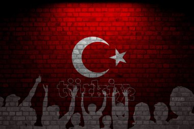 Türk bayrağı, Türk harita tasarım