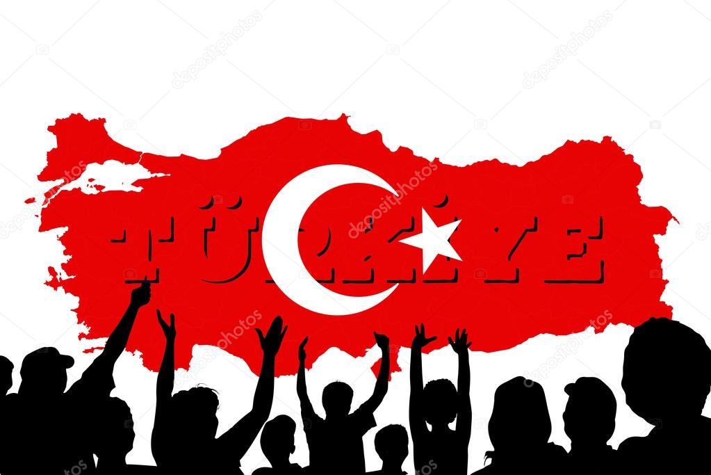 Turkish Flag, Turkish Map Design