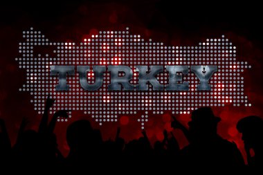 Türk bayrağı, Türk harita tasarım