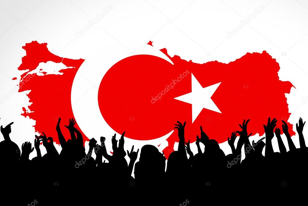 Turkish Flag, Turkish Map Design