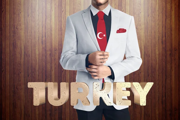 Τουρκική σημαία, τουρκικό χάρτη, μελέτη — Φωτογραφία Αρχείου