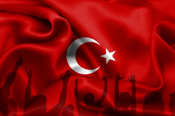 Türk bayrağı, Türk harita, Dizayn