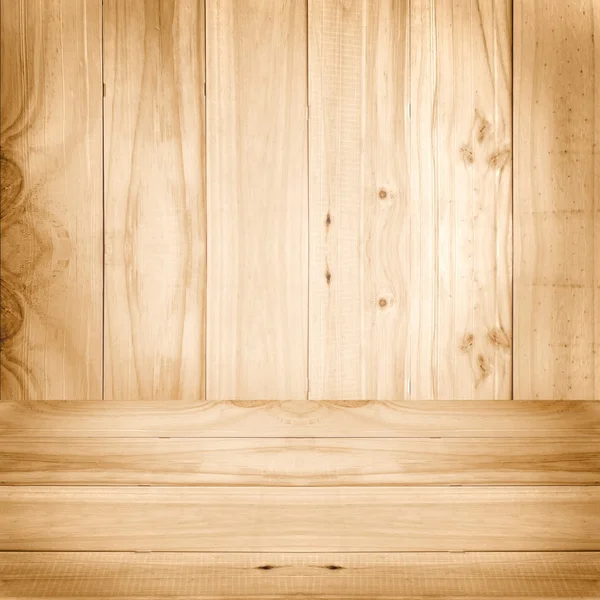 Empty Wooden Table Natural Light Background — Foto de Stock