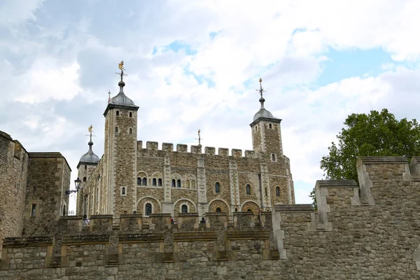 Londres Gran Bretaña Mayo 2016 Antigua Torre Fortaleza Orillas Del — Foto de Stock