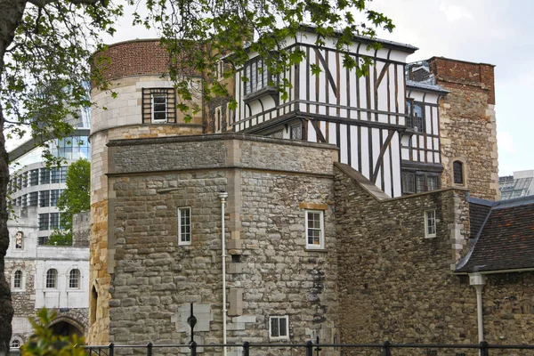 Londres Gran Bretaña Mayo 2016 Antigua Torre Fortaleza Orillas Del — Foto de Stock