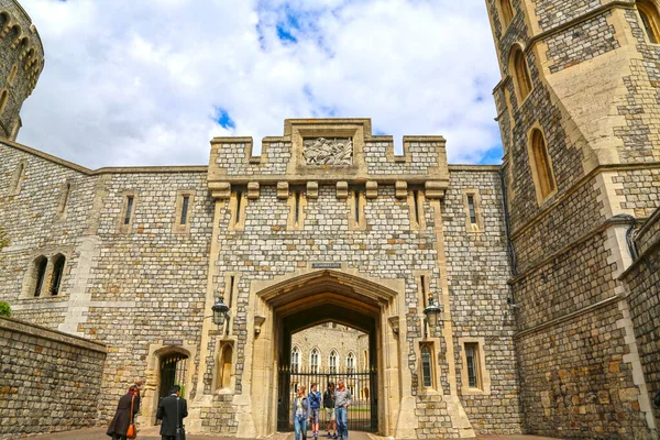 Windsor Velká Británie Května 2016 Windsor Castle Georges Gate Jaře — Stock fotografie