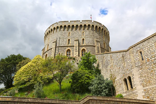 Windsor Velká Británie Května 2016 Windsor Castle Tower Windsorském Hradě — Stock fotografie