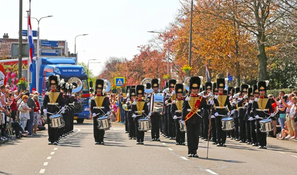 Sassenheim Nederland April 2018 100 Jaar Bloemencorso Bollenstreek Bloemenparade Traditionele — Stockfoto