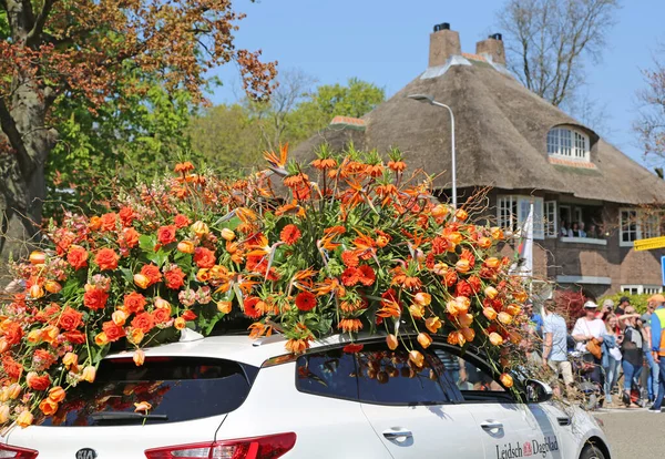 Sassenheim Países Bajos Abril 2018 100 Años Bloemencorso Bollenstreek Flower — Foto de Stock
