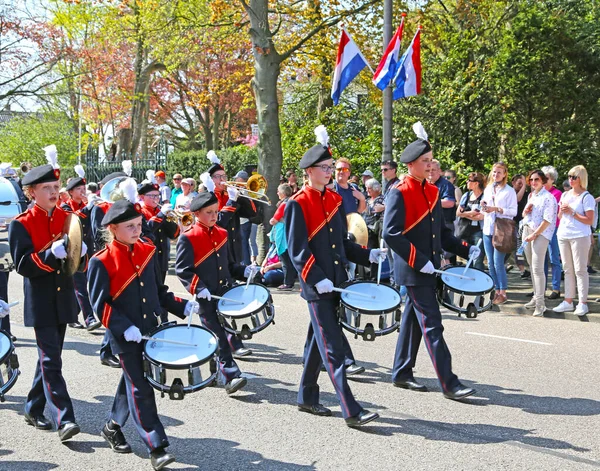 Sassenheim Netherlands April 2018 100 Years Bloemencorso Bollenstreek Flower Parade — 图库照片