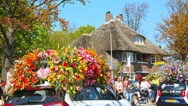 Sassenheim Países Bajos Abril 2018 100 Años Bloemencorso Bollenstreek Flower — Foto de Stock