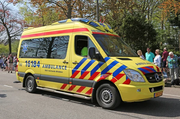 Sassenheim Holanda Abril 2018 100 Anos Bloemencorso Bollenstreek Flower Parade Fotos De Bancos De Imagens