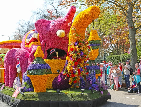 Sassenheim Pays Bas Avril 2018 100 Ans Bloemencorso Bollenstreek Flower — Photo