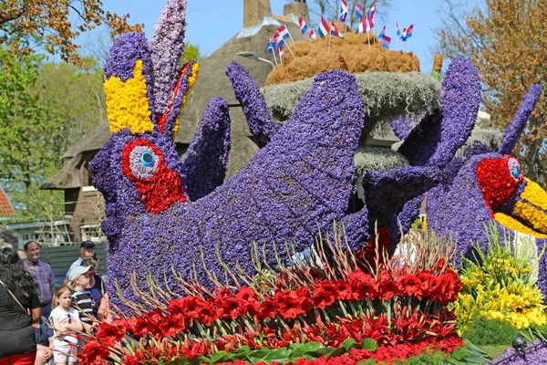 Sassenheim Olanda Aprile 2018 100 Anni Bloemencorso Bollenstreek Flower Parade — Foto Stock