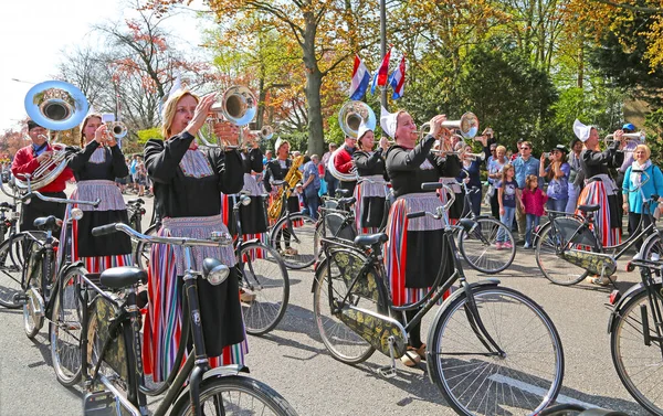 Sassenheim Holanda Abril 2018 100 Anos Bloemencorso Bollenstreek Flower Parade — Fotografia de Stock